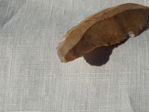 Mesolithic/Neolithic Flint blade, sickle shaped 11,600  4000 years BCE -Ref. # SI/11