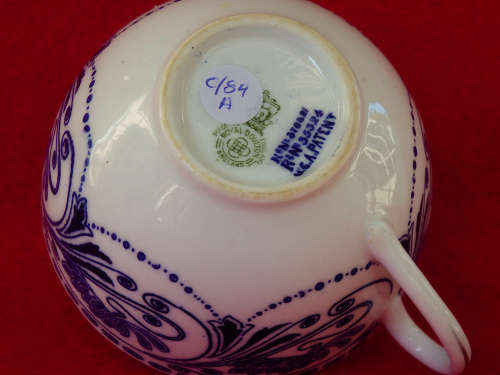 Royal Doulton trio Sandhurst pattern 1902-1922. Ref. C/84