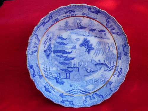 Antique Georgian  porcelain Chinoiserie teacup and saucer Circa 1810-1820 Ref. C-92