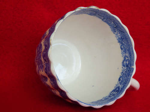 Victorian Cup and Saucer Willow pattern circa 1888. Ref. C/91