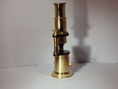 Description: Early Field/Student microscope, possibly French circa 1880-1900. Ref. MA24
