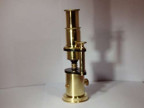 Description: Early Field/Student microscope, possibly French circa 1880-1900. Ref. MA24