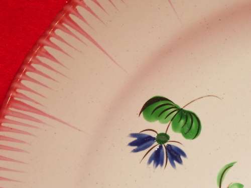 Late 18th Century French faience Hand-painted Plate. Ref. P-76