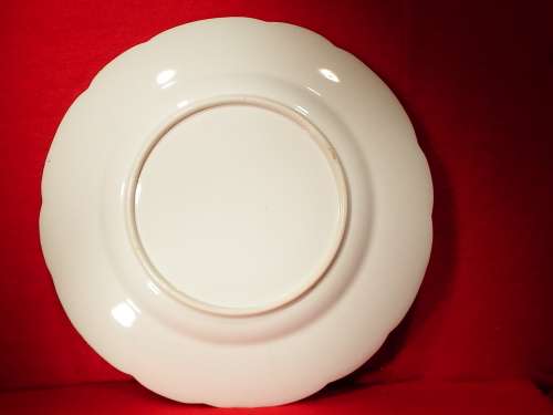 19th Century transfer and hand embellished porcelain plate. Ref. P-77