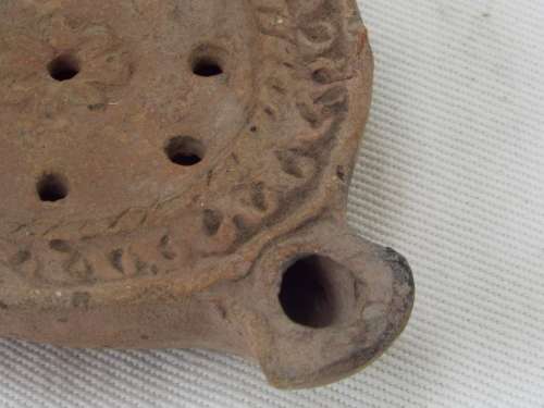 An Ancient Roman Era terracotta Oil Lamp. 1st-3rd Century AD.  Ref. CL-12