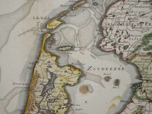 French map of The United Provinces Of The Netherlands dated 1702 First edition Ref. MP 11