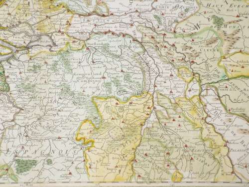 French map of The United Provinces Of The Netherlands dated 1702 First edition Ref. MP 11