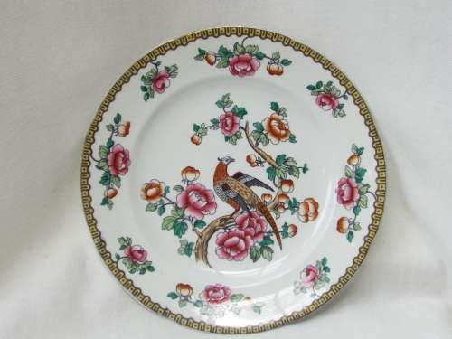 Semi-Porcelain 1908  1911 Pheasant dinner plate Ref: P-82
