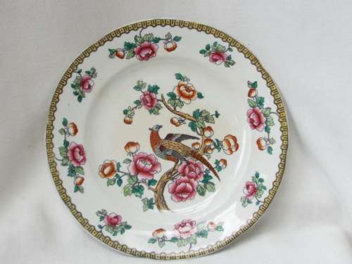 Semi-Porcelain 1908  1911 Pheasant dinner plate Ref: P-83