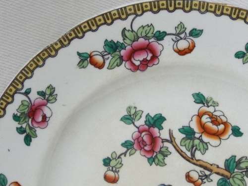 Semi-Porcelain 1908  1911 Pheasant dinner plate Ref: P-83