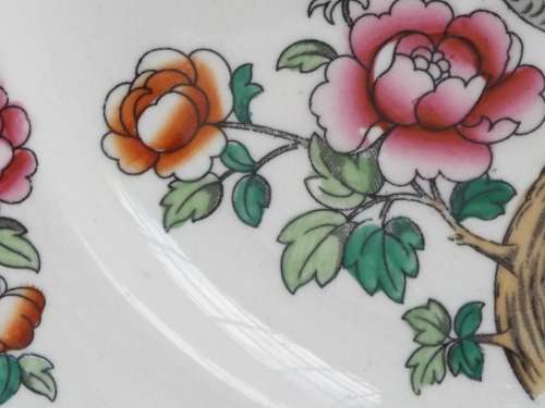 Semi-Porcelain 1908  1911 Pheasant dinner plate Ref: P-86