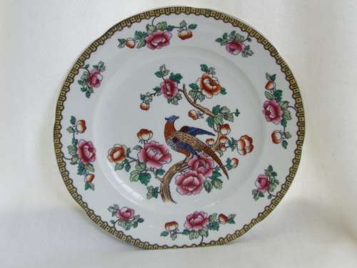 Semi-Porcelain 1908  1911 Pheasant dinner plate Ref: P-87