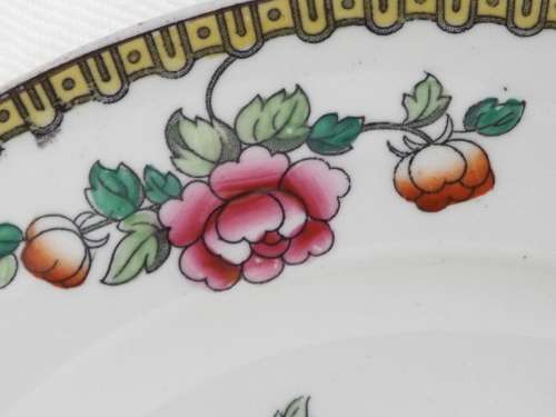 Semi-Porcelain 1908  1911 Pheasant dinner plate Ref: P-87