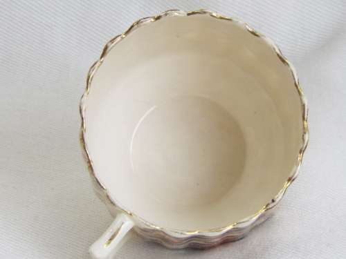 Antique  gilded porcelain trio 1889-1891 Ref. C-99
