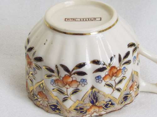 Antique  gilded porcelain trio 1889-1891 Ref. C-99