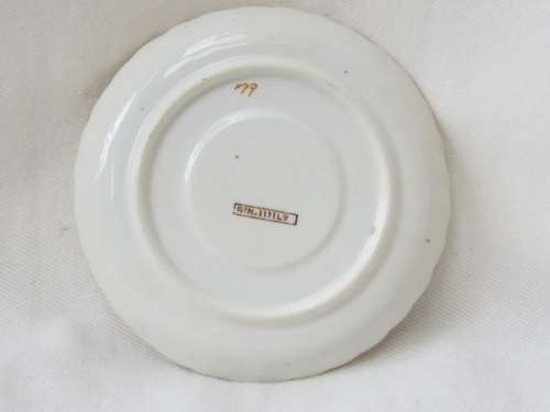 Antique  gilded porcelain duo 1889-1891 Ref. C-101
