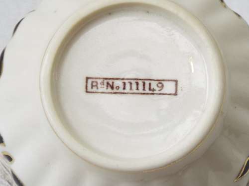 Antique  gilded porcelain duo 1889-1891 Ref. C-101