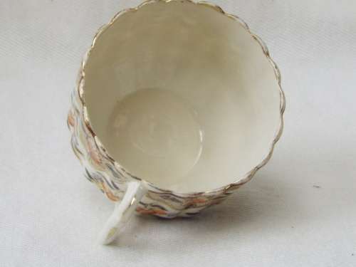 Antique  gilded porcelain duo 1889-1891 Ref. C-102