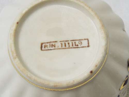 Antique  gilded porcelain duo 1889-1891 Ref. C-102