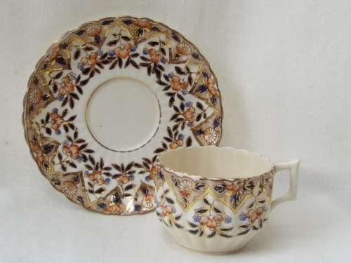 Antique  gilded porcelain duo 1889-1891 Ref. C-103