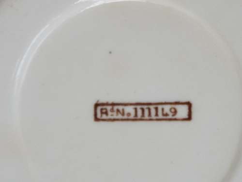 Antique  gilded porcelain duo 1889-1891 Ref. C-103