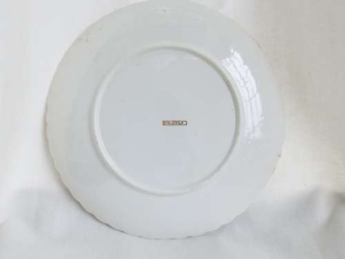 Antique  gilded porcelain large Cake Plate 1889-1891 Ref. P-80