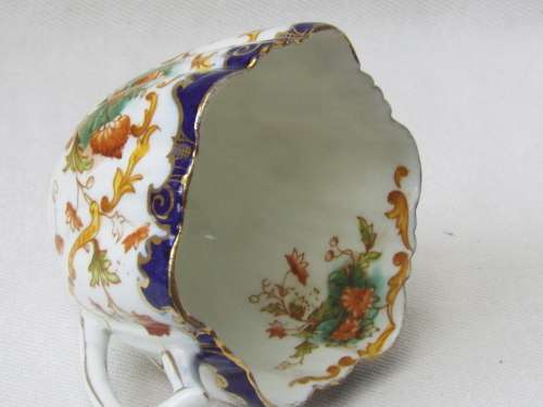 Antique  gilded porcelain transfer ware and hand embellished Cup and Saucer Ref. C-105