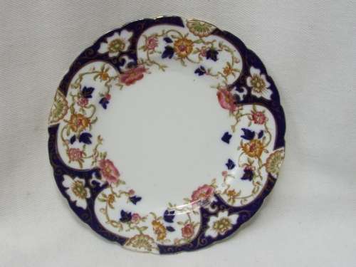 Antique gilded porcelain transfer ware and hand embellished Cake Plate Ref. P-81