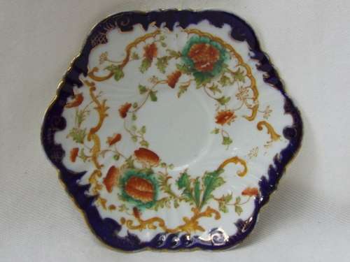 Antique  gilded porcelain transfer ware and hand embellished Cup and Saucer Ref. C-106