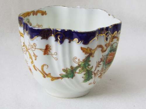 Antique  gilded porcelain transfer ware and hand embellished Cup and Saucer Ref. C-106