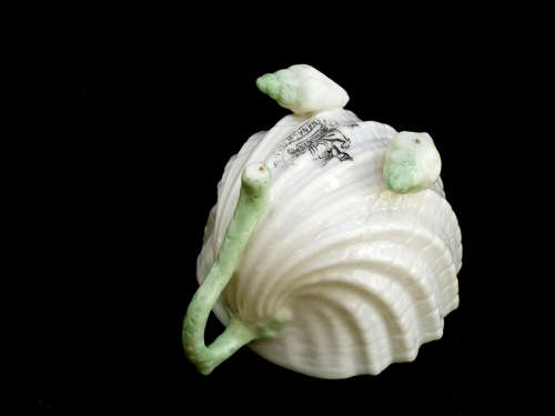 Irish Belleek  porcelain part Tea Set -Second Black Mark - 1891-1926. Ref. C/108