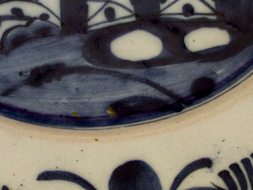 Dutch Delft plate 18th Century. Ref. P/94
