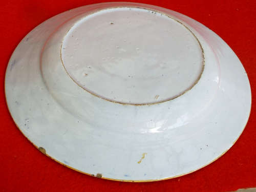 Dutch Delft plate 18th Century. Ref. P/94