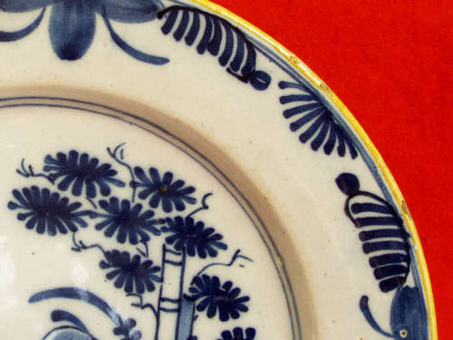 Dutch Delft plate 18th Century. Ref. P/94