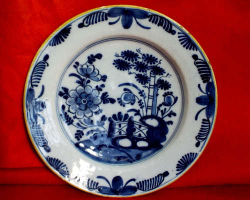 Dutch Delft plate 18th Century. Ref. P/94