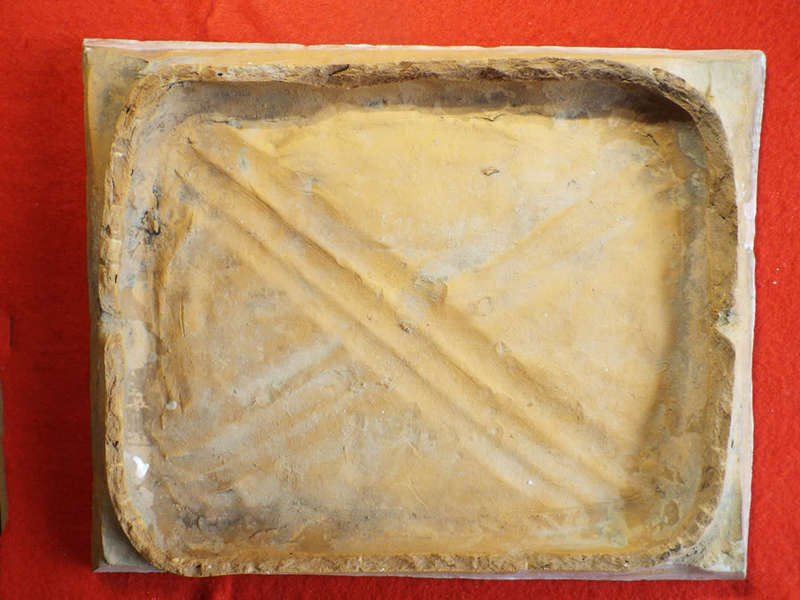 A very rare German (?) Kachelofen ceramic stove tile. Circa 1700 1750. Ref. CL-17
