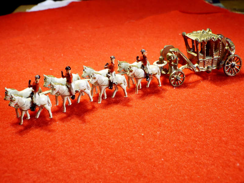 1950s Lead model Coronation Coach Elizabeth II. Ref. MA/38