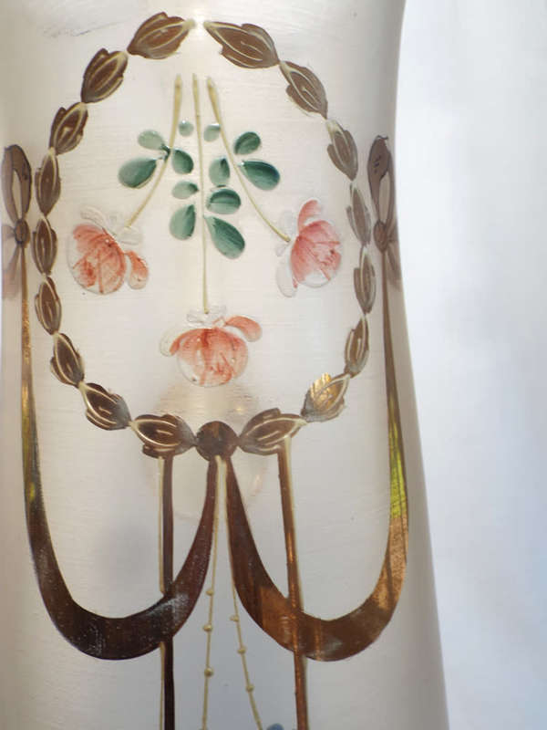 A very large Art Nouveau hand-blown Jug. Circa 1900-1919. Ref. No. GL/10