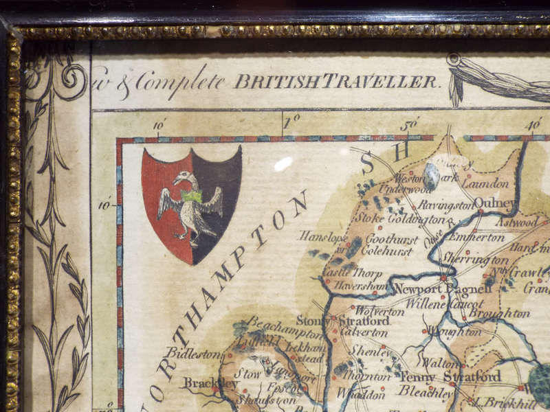 The British Traveller map of Buckinghamshire Circa 1784. Ref. No. AR/18
