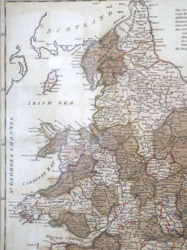 A New and Accurate Map of England and Wales  G. Cooke. Circa 1807. Ref. No. MP/6