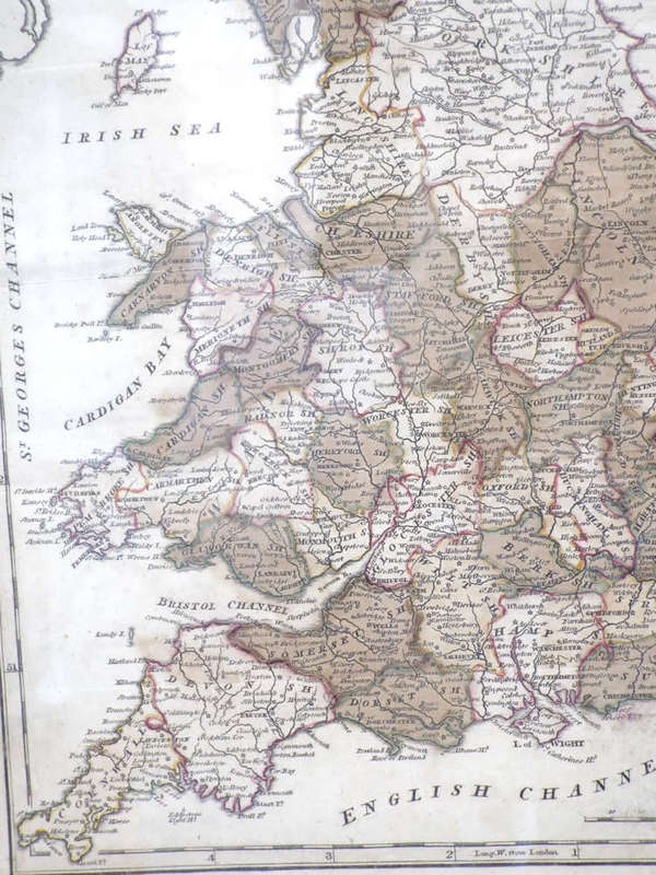 A New and Accurate Map of England and Wales  G. Cooke. Circa 1807. Ref. No. MP/6
