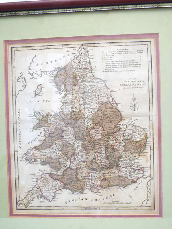 A New and Accurate Map of England and Wales  G. Cooke. Circa 1807. Ref. No. MP/6