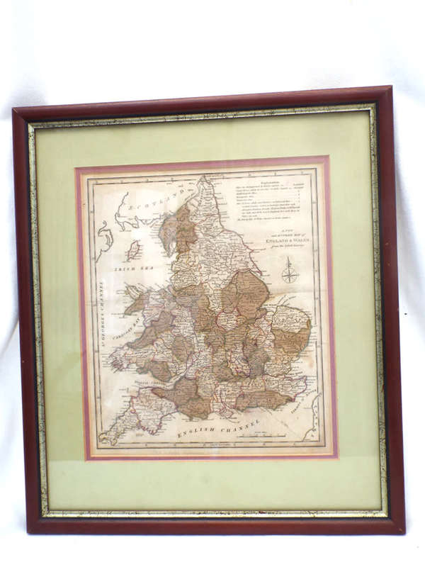A New and Accurate Map of England and Wales  G. Cooke. Circa 1807. Ref. No. MP/6