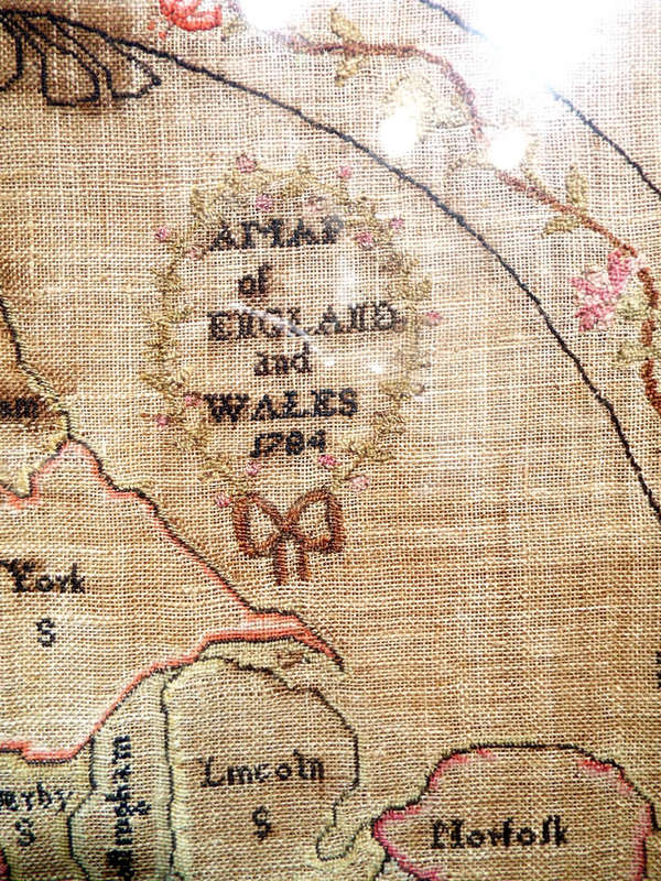 Antique embroidered Sampler  England and Wales  Dated  1784`. Ref. No. MP/8