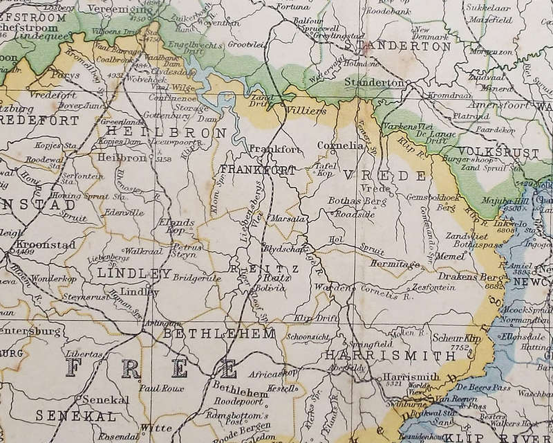 Map of the Transvaal - 1952 .  Ref. No. MP/9