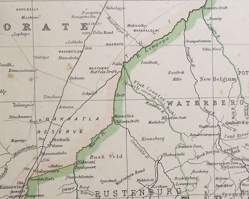Map of the Transvaal - 1952 .  Ref. No. MP/9