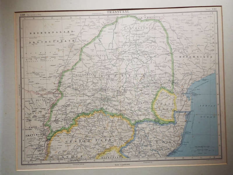 Map of the Transvaal - 1952 .  Ref. No. MP/9