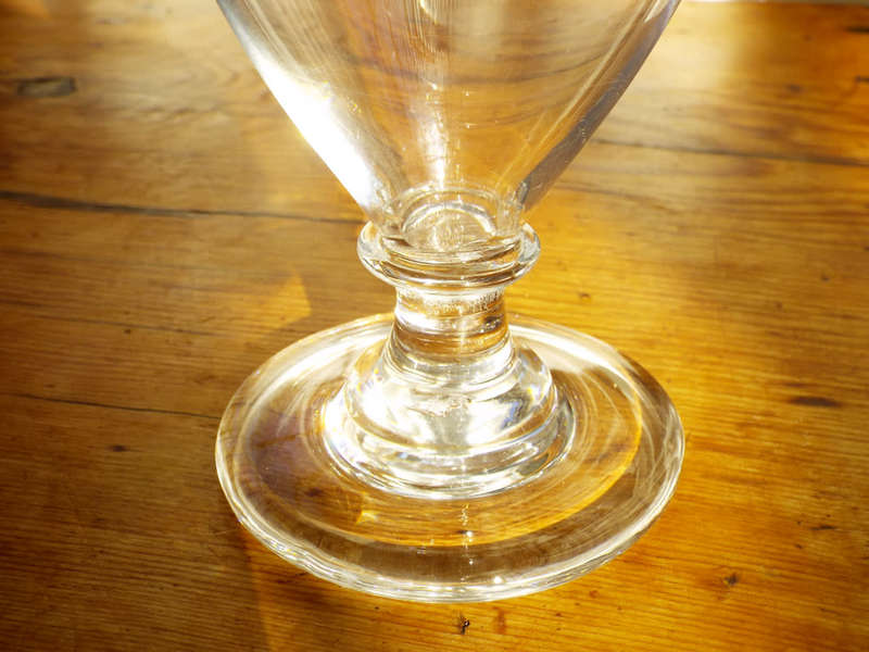 Antique engraved Georgian Rummer  Circa 1795-1810 Ref. GL-14
