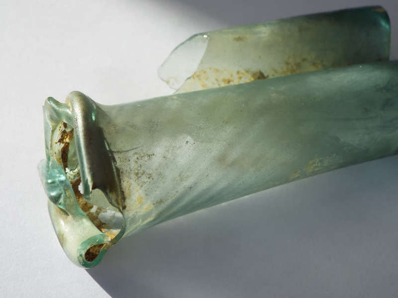 Part of an ancient Roman/Syrian Kohl flask Ref. GL-12