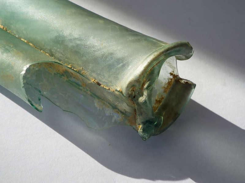 Part of an ancient Roman/Syrian Kohl flask Ref. GL-12